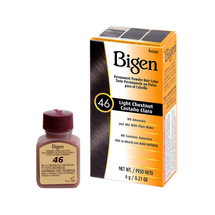 Bigen Permanent Powder Hair Color - #46 Light Chestnut