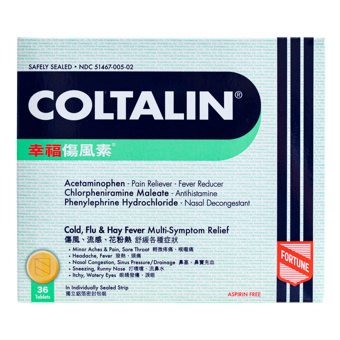 Coltalin - Cold Tablets (For Adults)