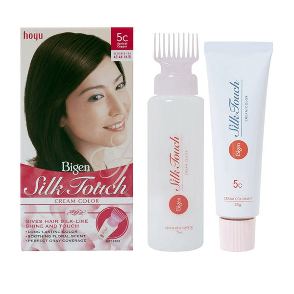 Bigen Silk Touch Cream Color Apricot Copper - Hoyu Japanese Hair