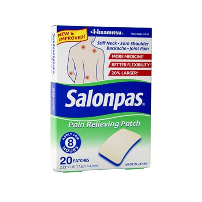 NEW SALONPAS PAIN RELIEVING PATCH(20shts)