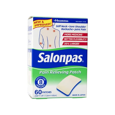 NEW SALONPAS PAIN RELIEVING PATCH(60shts)